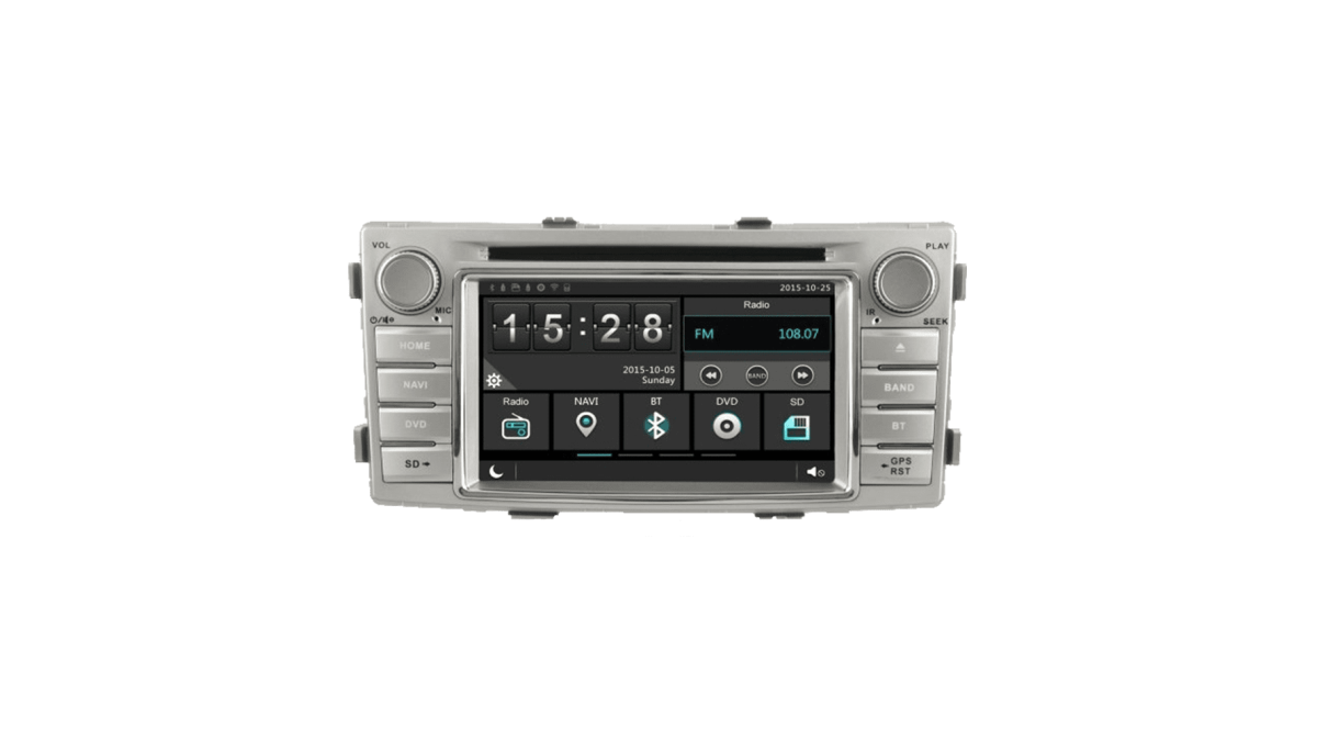 Toyota Innova 9inch Multi-Touch IPS Screen Android Car Stereo With Mirror Link & 1GB RAM + 16GB ROM 