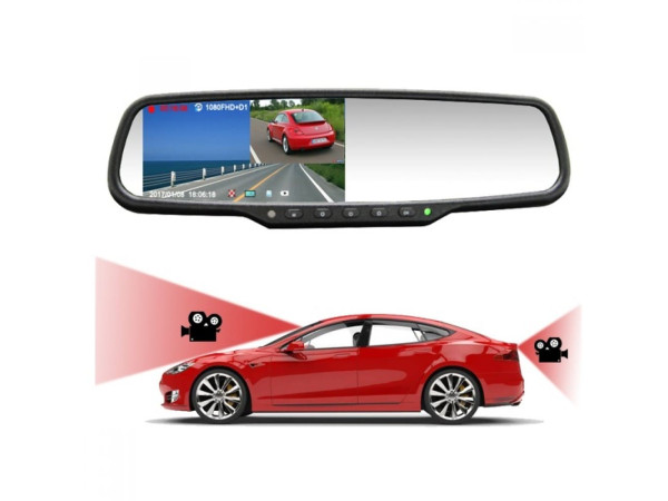 Auto Dimming Rear View Mirror With Reverse Camera