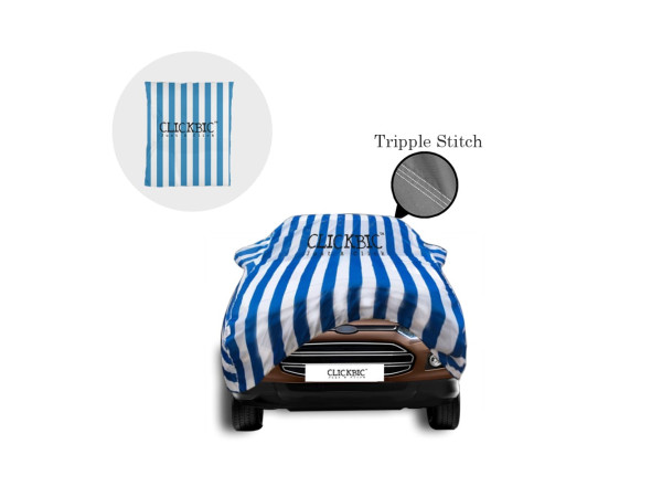 Ford Ecosport Old White Blue Stripes Car Cover