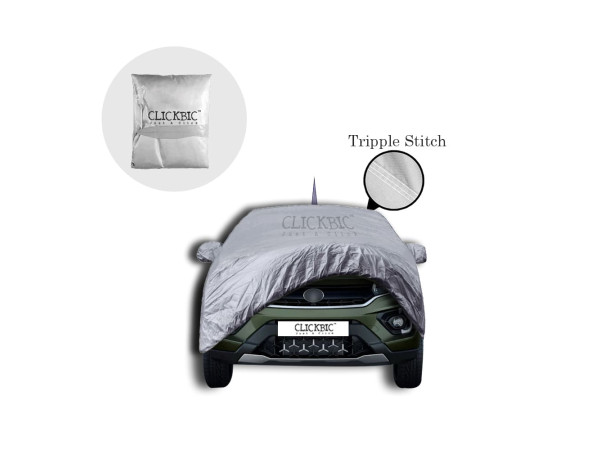 Tata Nexon (Low End) Silver Car Cover