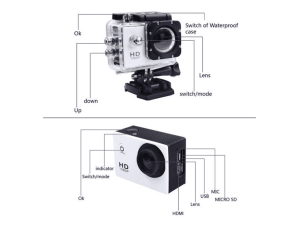 Action Video Camera With WIFI & Wide Angle Lens With 1080P