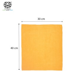 Crixus Interior Car Cleaning Microfiber Towel 40x30 - 280 GSM, Orange