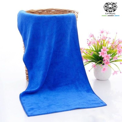 Crixus Premium Microfiber Bath Towel 70x140 - 400 GSM, Blue