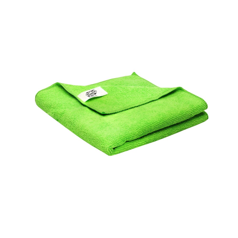 Crixus Face Cleaning Microfiber Towel 40x40 350 GSM, Green