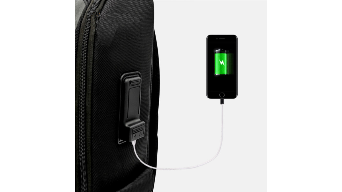 Fashionable USB Charging Anti-theft Fingerprint Travelling Backpack