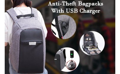 10 Ideal Anti-Theft Backpacks With USB Charger