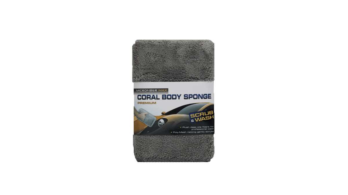 Microfiber Coral Body Sponge