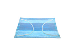 3 PLY White Nylon Spandex Disposable Round Band Earloop Mask, Best Guard For Virus & Air Pollution