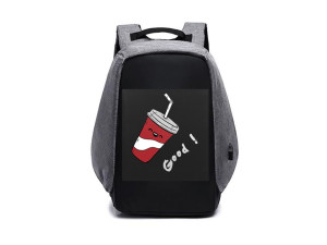 LED Backpack With  Advertising Panel