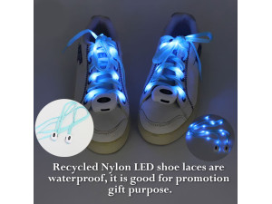 Recycled Nylon LED Shoe Laces