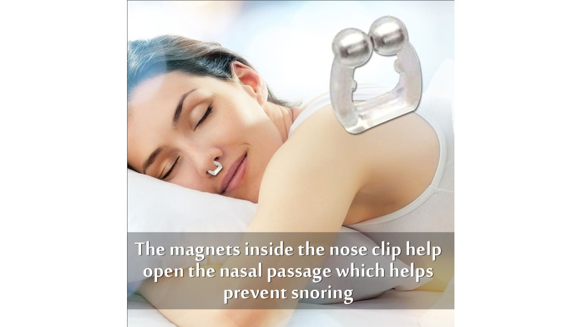 Silicone Magnetic Anti Snore Clip