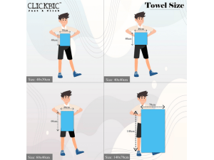 Microfiber Gym Towel in size 40x40cm 